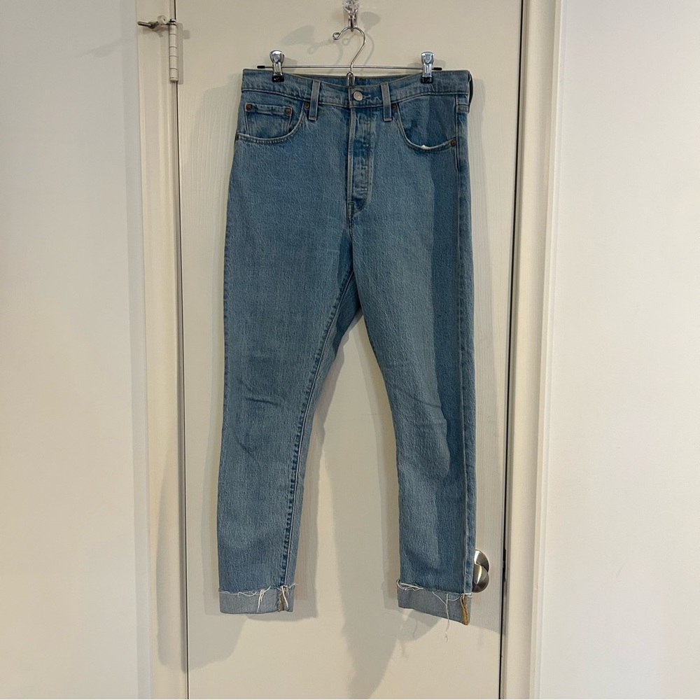 Levi's 501 Skinny Filimore Light Blue Straight Jeans